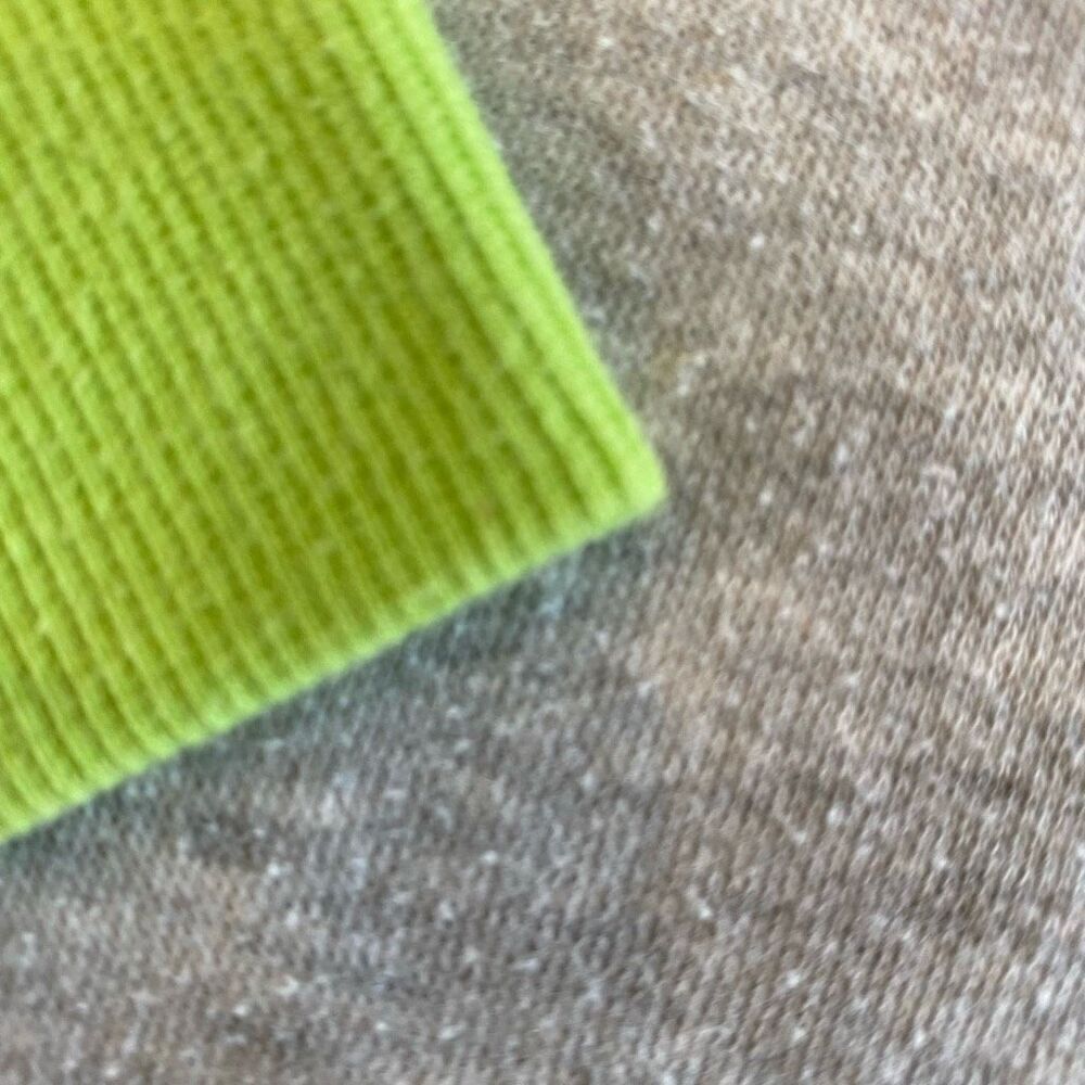 Gap Kids Boys Lime Green Gray Sweatshirt Unisex XS Sz 4-5 - Picture 4 of 9